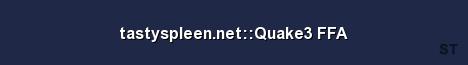 tastyspleen net Quake3 FFA Server Banner