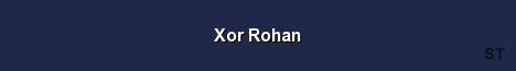 Xor Rohan Server Banner