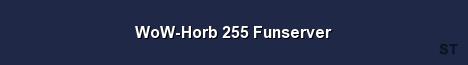WoW Horb 255 Funserver Server Banner