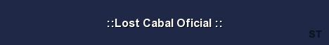 Lost Cabal Oficial Server Banner