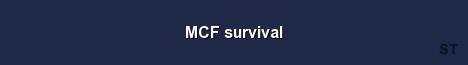 MCF survival 