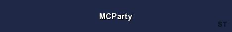 MCParty Server Banner