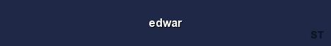 edwar Server Banner
