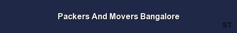 Packers And Movers Bangalore Server Banner