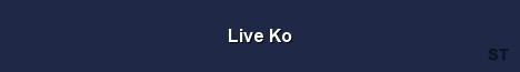 Live Ko Server Banner
