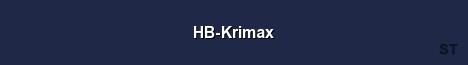 HB Krimax Server Banner