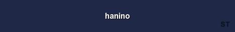 hanino Server Banner