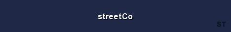 streetCo Server Banner