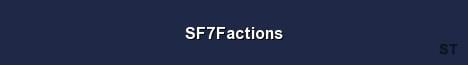 SF7Factions Server Banner