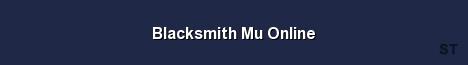 Blacksmith Mu Online Server Banner