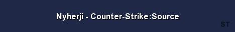 Nyherji Counter Strike Source Server Banner
