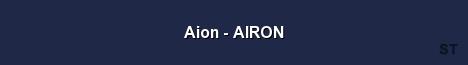 Aion AIRON Server Banner