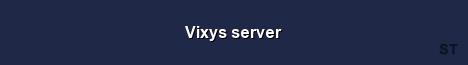 Vixys server Server Banner