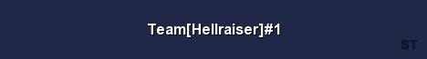 Team Hellraiser 1 Server Banner