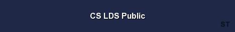 CS LDS Public Server Banner