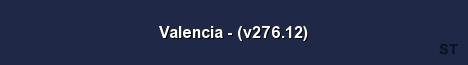 Valencia v276 12 Server Banner