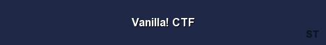 Vanilla CTF Server Banner