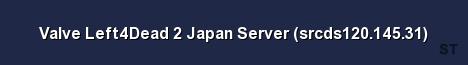 Valve Left4Dead 2 Japan Server srcds120 145 31 
