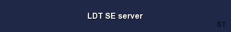 LDT SE server Server Banner