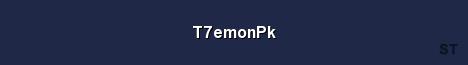 T7emonPk Server Banner