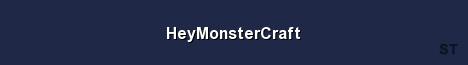 HeyMonsterCraft Server Banner