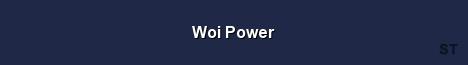 Woi Power Server Banner