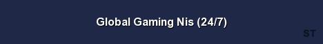 Global Gaming Nis 24 7 Server Banner