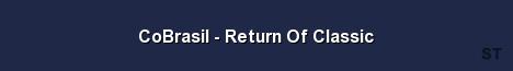 CoBrasil Return Of Classic Server Banner