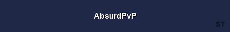 AbsurdPvP Server Banner
