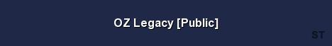 OZ Legacy Public Server Banner