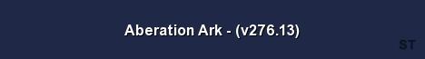Aberation Ark v276 13 Server Banner