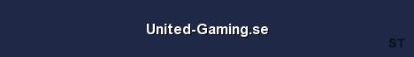 United Gaming se Server Banner
