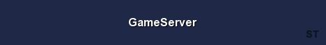 GameServer Server Banner