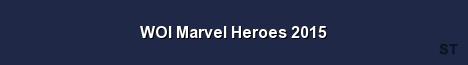 WOI Marvel Heroes 2015 Server Banner