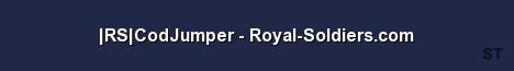 RS CodJumper Royal Soldiers com Server Banner