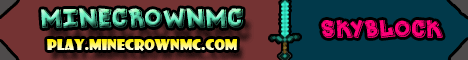MineCrownMC Server Banner