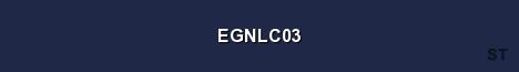 EGNLC03 Server Banner