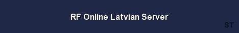 RF Online Latvian Server Server Banner