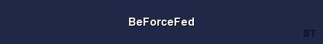 BeForceFed Server Banner