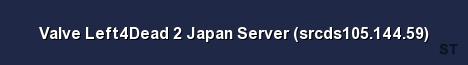 Valve Left4Dead 2 Japan Server srcds105 144 59 
