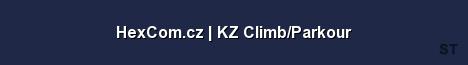 HexCom cz KZ Climb Parkour Server Banner