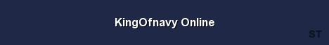KingOfnavy Online Server Banner
