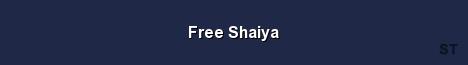Free Shaiya Server Banner