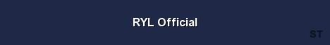 RYL Official Server Banner