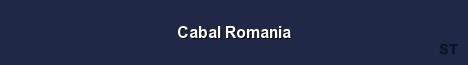 Cabal Romania Server Banner