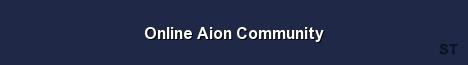 Online Aion Community Server Banner