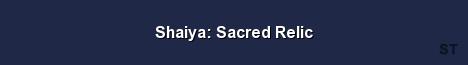 Shaiya Sacred Relic Server Banner