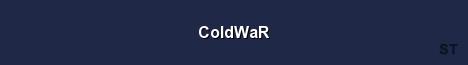 ColdWaR Server Banner