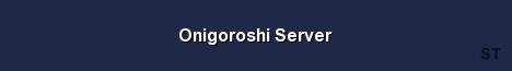 Onigoroshi Server 