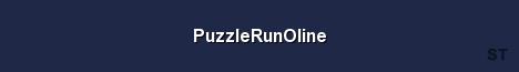 PuzzleRunOline Server Banner